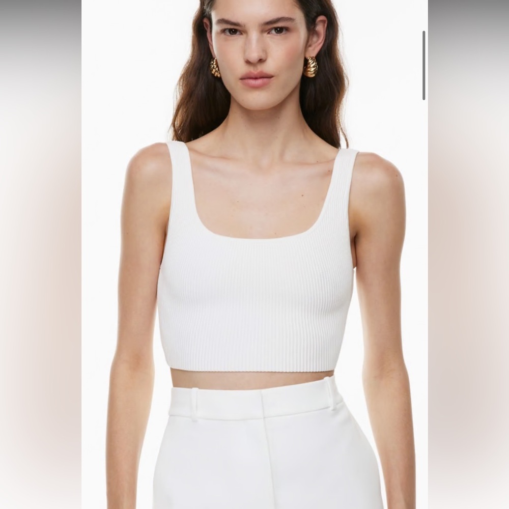 Aritzia sculpt knit tank